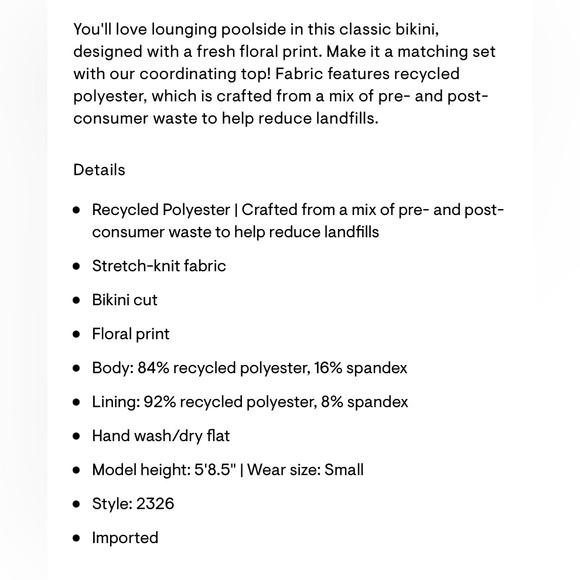 Aero Floral Bikini Set - Picture 5 of 6